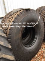 Lốp công trình 445/95R25 Bridgestone Nhật Bản, lốp bố thép cho xe cẩu, xe đặc chủng Lốp công trình 445/95R25 Bridgestone Nhật Bản, lốp bố thép cho xe cẩu, xe đặc chủng